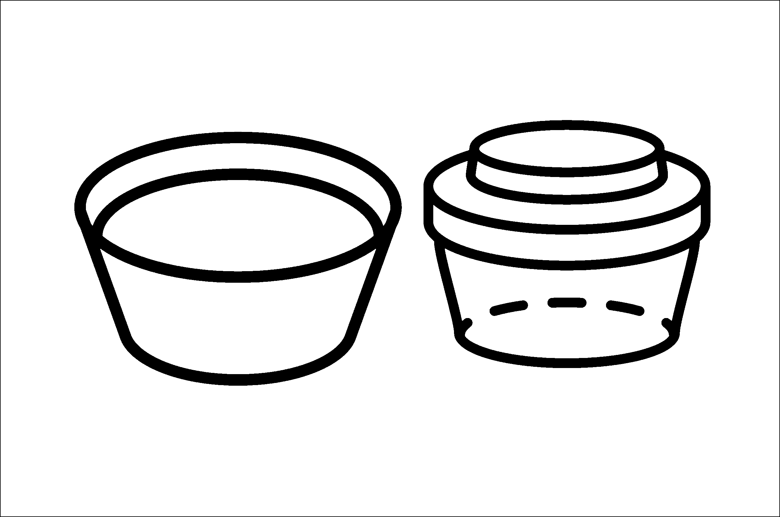 Papierschalen